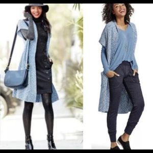 CABI OVERSIZED SLEEVELESS DUSTER